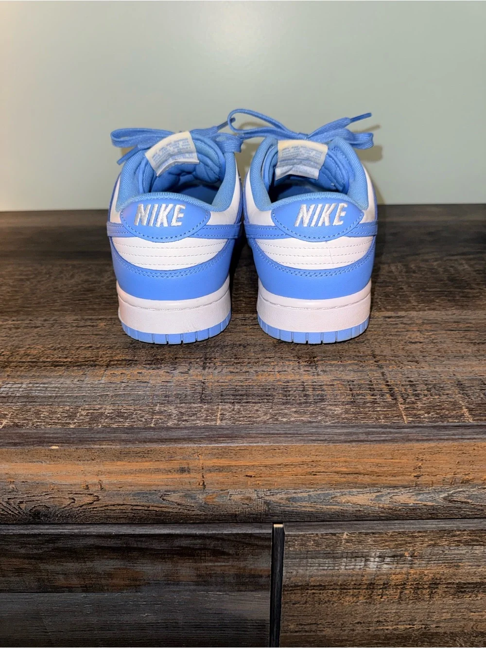 Nike Low-Top Sneakers in Sky Blue and White